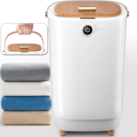 TMWINGS 22L Luxury Spa Towel Warmer Buckets with 4 Timing, Yellow