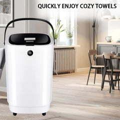 TMWINGS 22L Luxury Spa Towel Warmer Buckets with 4 Timing, Black