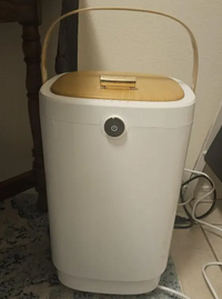 (Gently Used, 9/10 Condition）TMWINGS 20L Luxury Spa Yellow Towel Warmer Buckets