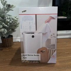 (Gently Used, 9/10 Condition）TMWINGS 20L Luxury Spa Yellow Towel Warmer Buckets