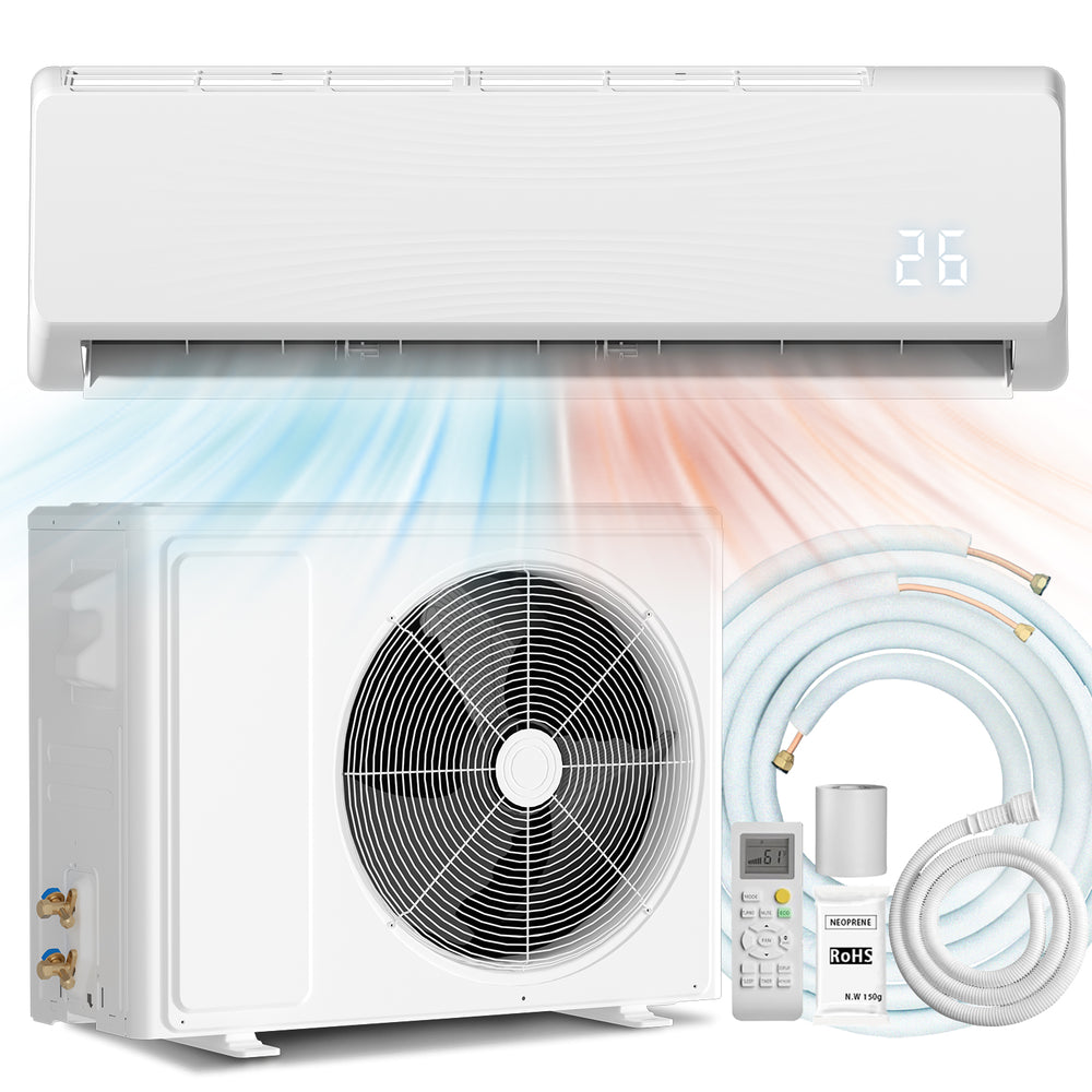Split Air Conditioner & Heat Pump System, 18000 BTU, 230V