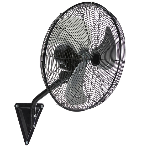 20 Inch Wall Mount Fan 3-Speed Industrial Fan High Velocity Fan,6000 CFM Outdoor Wall Fan for Commercial, Garage, Residential, Warehouse