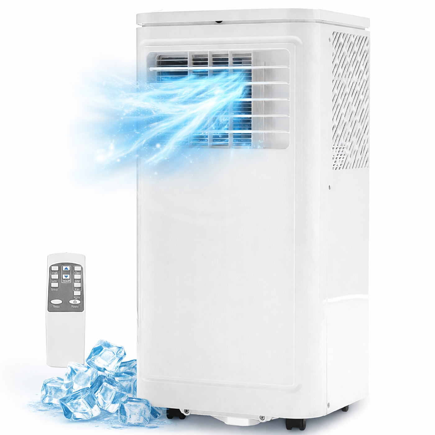 VAJIAZA 10000 BTU Portable Air Conditioner, Portable AC Unit up to 450 Sq.Ft, 4-in-1 Air Conditioner for Home with Sleep Modes, Remote Control