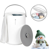 TMWINGS Towel Warmer, 18L with 4 Time Setting, Ideal Gift for Family&Friends, Grey