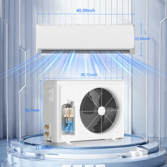Split Air Conditioner & Heat Pump System, 18000 BTU, 230V