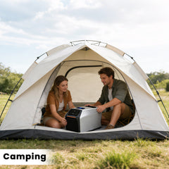 8000BTU Portable Air Conditioner,Portable Ac Unit with Heat,Cooling,Dry,Sleep & Fan Mode 5-In-1,Remote Control,24h Timer for Tent,Camping,Cars,Rvs