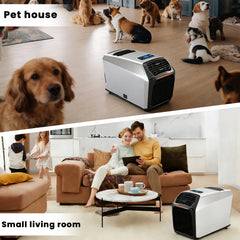 8000BTU Portable Air Conditioner,Portable Ac Unit with Heat,Cooling,Dry,Sleep & Fan Mode 5-In-1,Remote Control,24h Timer for Tent,Camping,Cars,Rvs